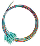 Foto: LWL Pigtail LC, 50/125µm OM3, 2,0m, Easy Strip, 12Stk