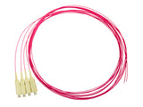 Foto: LWL Pigtail SC, 50/125µm OM4, 2,0m, Easy Strip,violet,4Stk