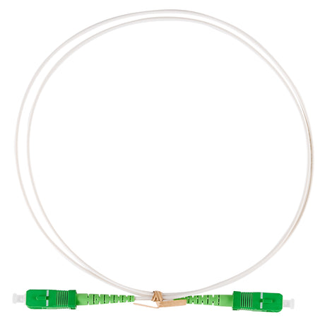 FTTH Patchkabel Simplex SC/APC - SC/APC, 9/125µm OS2,  1,0m