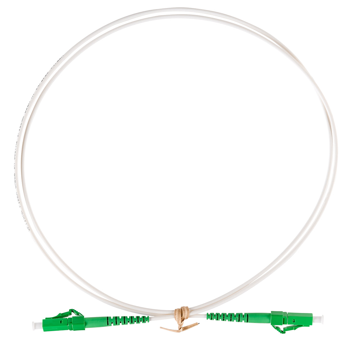 FTTH Patchkabel Simplex LC/APC - LC/APC, 9/125µm OS2,  1,0m