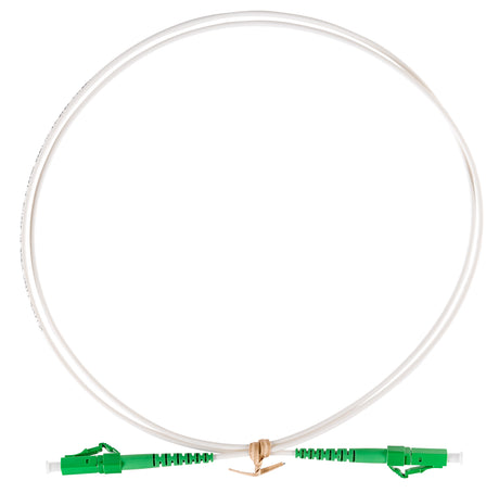 FTTH Patchkabel Simplex LC/APC - LC/APC, 9/125µm OS2,  1,0m