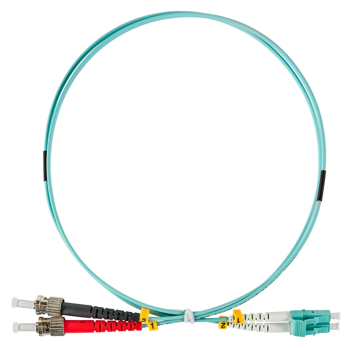 LWL Patchkabel Duplex LC/UPC - ST/UPC, 50/125µm OM3,  3,0m