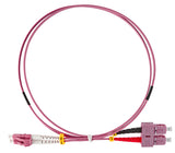 LWL Patchkabel Duplex LC/UPC - SC/UPC, 50/125µm OM4, 10,0m