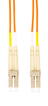 Foto: LWL Patchkabel Duplex LC/LC,50/125µm OM2,LS0H-3,orange, 2,0m