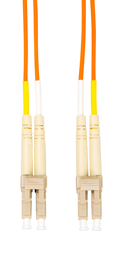 Foto: LWL Patchkabel Duplex LC/LC,50/125µm OM2,LS0H-3,orange, 2,0m