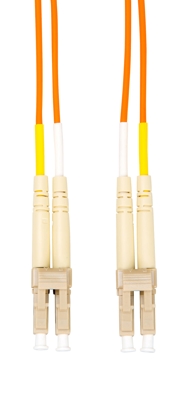 Foto: LWL Patchkabel Duplex LC/LC,50/125µm OM2,LS0H-3,orange, 2,0m