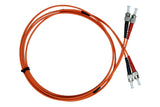 LWL Patchkabel Duplex ST/ST,50/125µm OM2,LS0H-3,orange, 2.0m