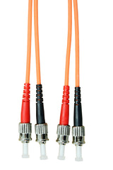 LWL Patchkabel Duplex ST/ST,50/125µm OM2,LS0H-3,orange, 2.0m