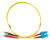 LWL Patchkabel Duplex SC/UPC - FC/UPC, 9/125µm OS2,  1,0m