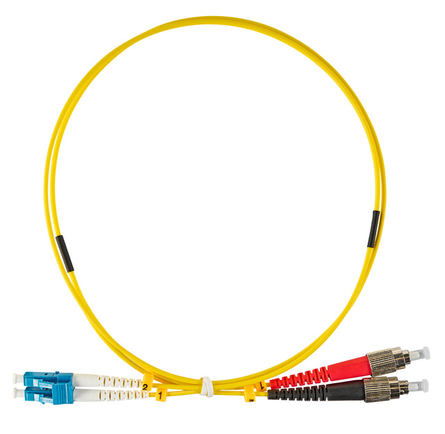 LWL Patchkabel Duplex LC/UPC - FC/UPC, 9/125µm OS2,  3,0m