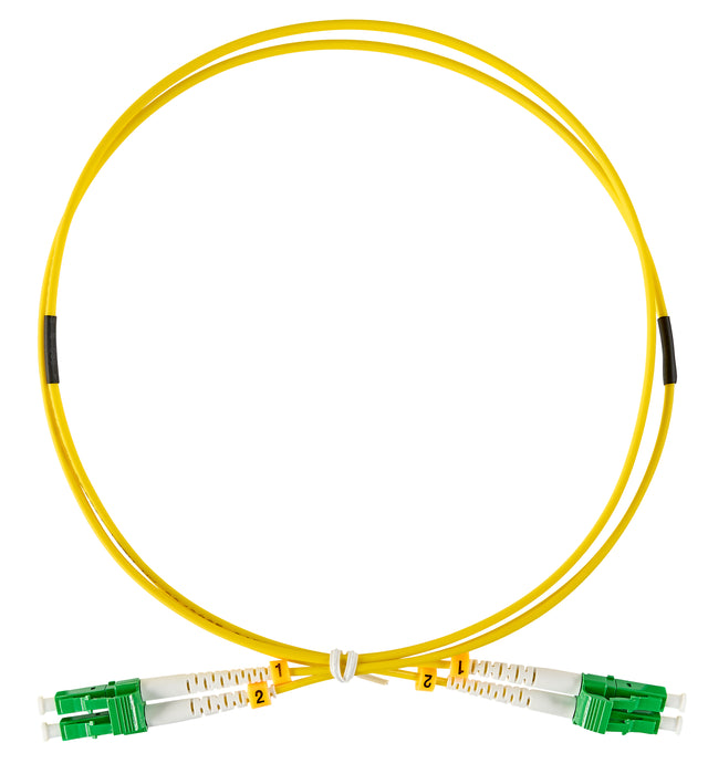 LWL Patchkabel Duplex LC/APC - LC/APC, 9/125µm OS2,  2,0m