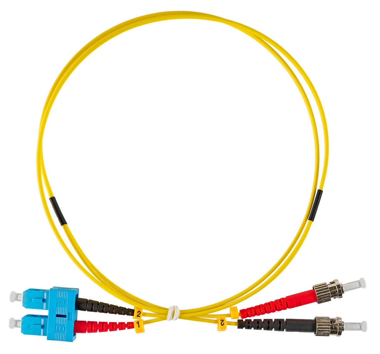 LWL Patchkabel Duplex ST/UPC - SC/UPC, 9/125µm OS2, 10,0m
