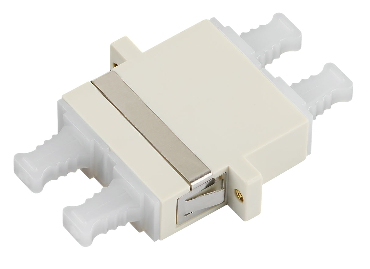 LWL Kupplung SC-Duplex,Kunststoff,Multimode,phbr Flansch, gr