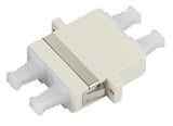 Foto: LWL Kupplung SC-Duplex,Kunststoff,Multimode,phbr Flansch, gr