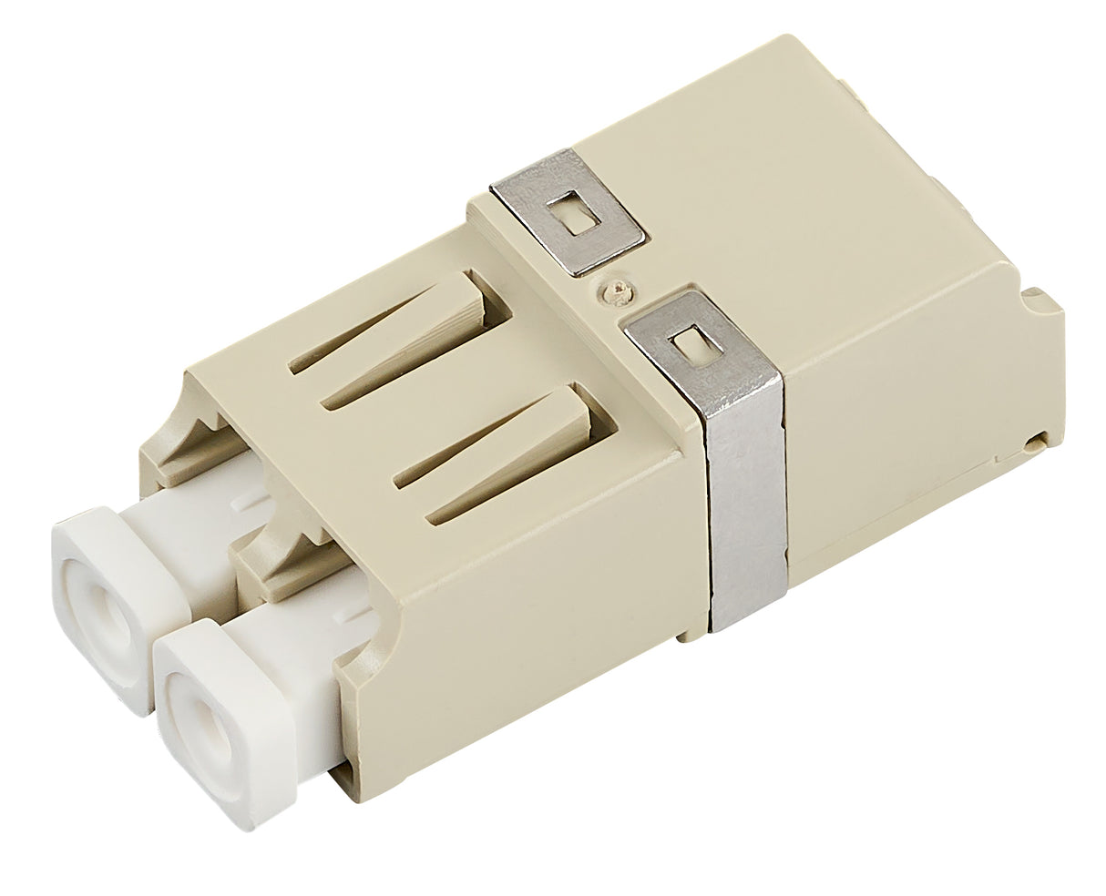 LWL Kupplung LC-Duplex, Kunststoff, Multimode,Phosphorbronze