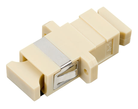 Foto: LWL Kupplung SC-Simplex, Multimode, phbr, Flansch,beige, ECO