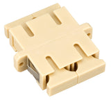 Foto: LWL Kupplung SC-Duplex, MM, Keramik, Flansch, beige, ECO