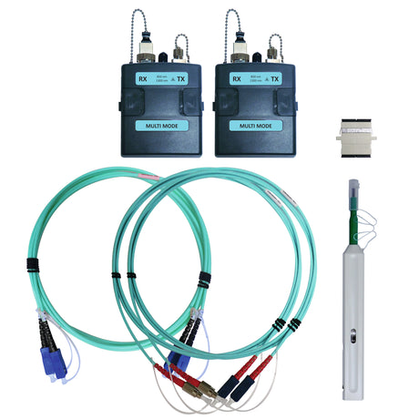 Foto: WireXpert - Multimode Glasfaser Messmodul Set