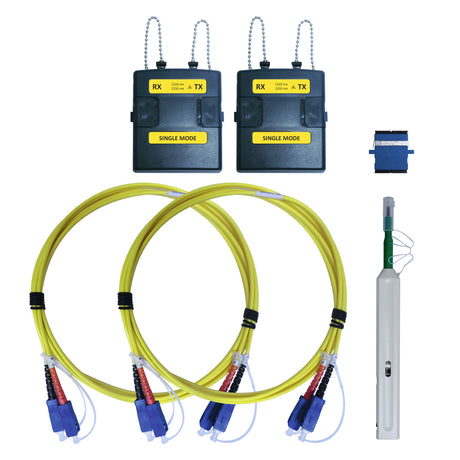 Foto: WireXpert - Singlemode-Adapter, 2 Glasfaser-Messadapter