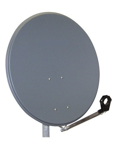 SAT Antenne 80/75cm, Stahl,39dB Gain,Arm klappbar,Anthrazit