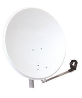 Foto: SAT Antenne 80/75cm, Stahl, 39dB Gain, Arm klappbar, Weiß
