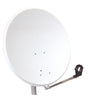 Foto: SAT Antenne 80/75cm, Stahl, 39dB Gain, Arm klappbar, Weiß