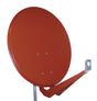 Foto: SAT Antenne 85/80cm, Alu,40dB Gain,Doppel Monoblock Arm,Rot