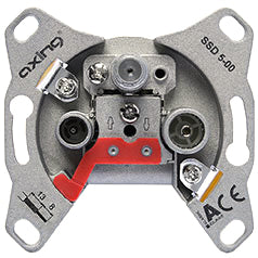 SAT Stichdose 3Loch ,Radio/TV/SAT,ClassA,1,3dB,o.R.,SSD 5-00