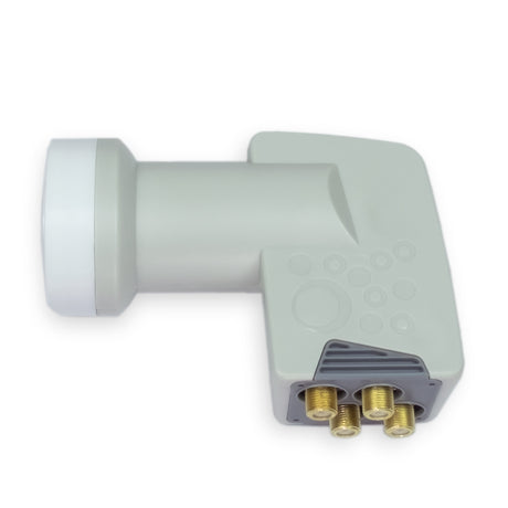 SAT LNB Quad für den Anschluß von vier Receivern, 40mm Hals