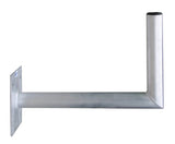 SAT Wandhalter,Wandabst.=450mm,H=250mm,175x175mm,DM=50mm,Alu