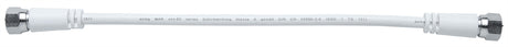 SAT Koax Patchkabel 2 x F-Stecker verschraubbar, 0,2m