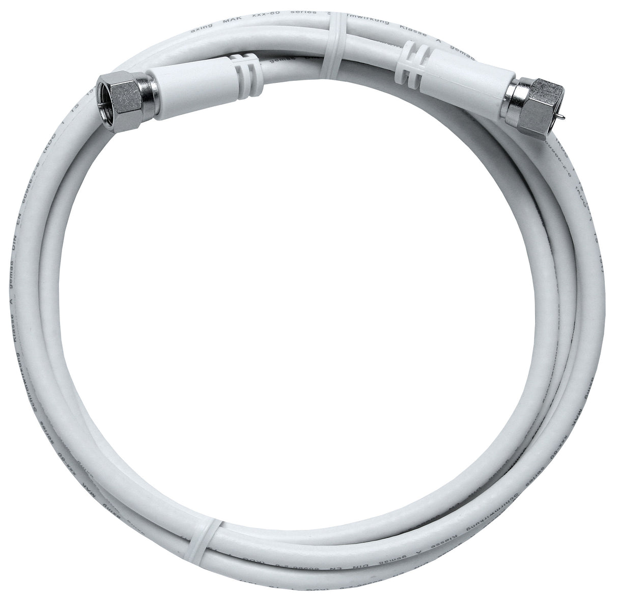 SAT Koax Patchkabel 2 x F-Stecker verschraubbar, 2,0m