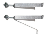 SAT Mastbügel Garnitur 30cm, Mastrohre D=38mm-60mm, Stahl