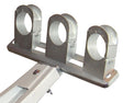 Foto: SAT LNB Halter Aluminium für 3 LNBs, Winkel einstellbar