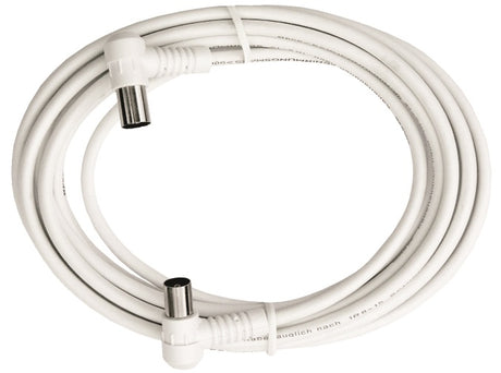 Foto: BK Koax Patchkabel IEC-M/IEC-F,gew.,Cl.A,ws, 2,5m,BAK 253-00