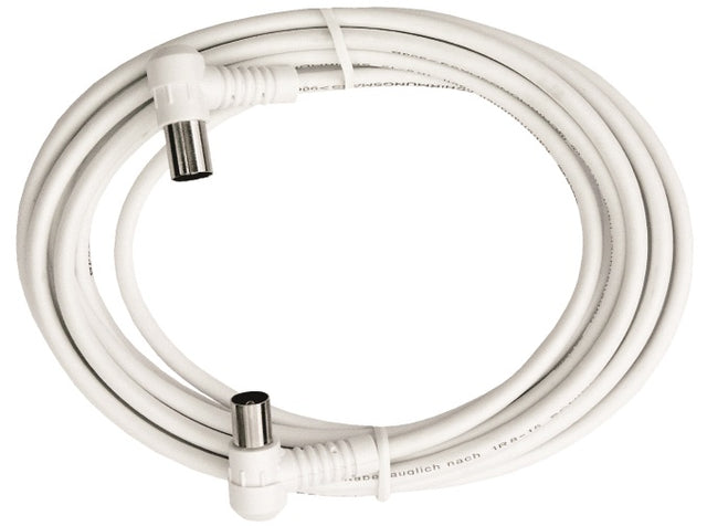Foto: BK Koax Patchkabel IEC-M/IEC-F,gew.,Cl.A,ws, 2,5m,BAK 253-00