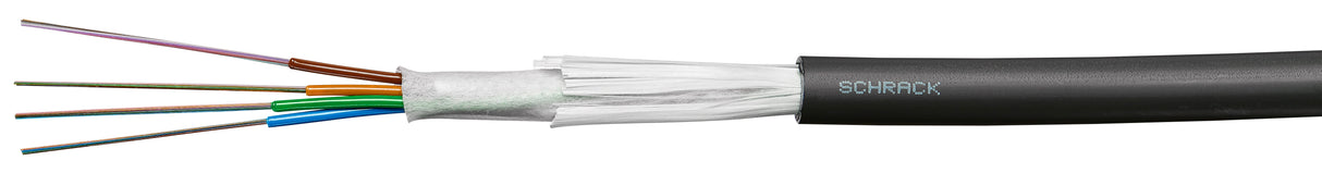 LWL Außenkabel PE A-DQ(ZN)B2Y 4x12x 9/125µm OS2, 11mm