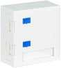 Foto: Aufputz-Gehäuse leer für 2 RJ45 Module (SFA) (SFB), RAL9010