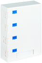 Foto: Aufputz-Gehäuse leer für 4 RJ45 Module (SFA) (SFB), RAL9010