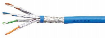 S/FTP Kabel Cat.7, 4x2xAWG23/1, 1000MHz, LS0H-3, Dca, 30%