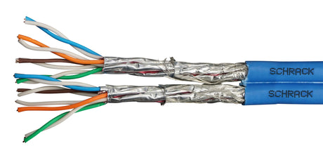 S/FTP Kabel Cat.7, 2x(4x2xAWG23/1), 1000MHz, LS0H, Dca, 30%
