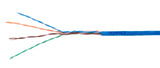 U/UTP Kabel Cat.5e, 4x2xAWG24/1, PVC, Eca, blau, Box 305m