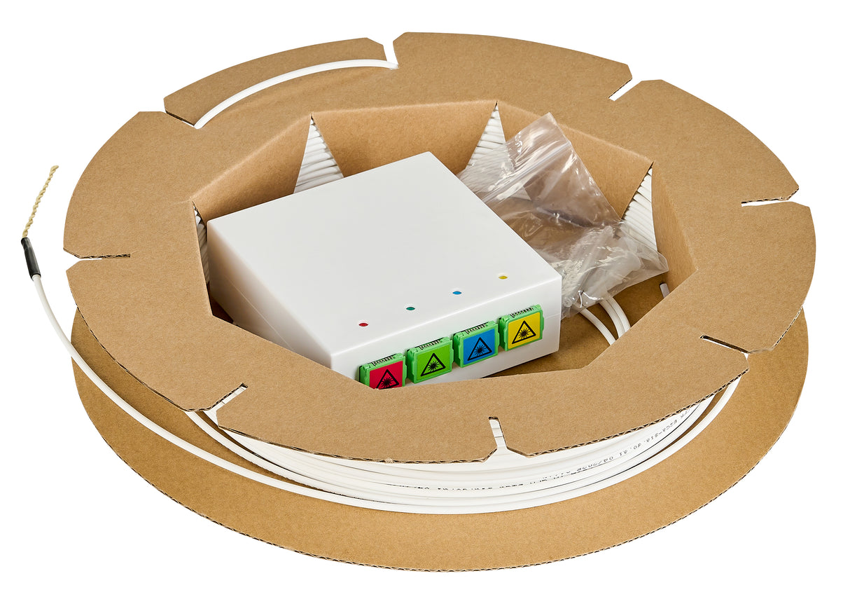 FTTH Rollerbox  30m, 4xSC/APC 8°, OS2 G657.A2,B2ca-s1a,d0,a1