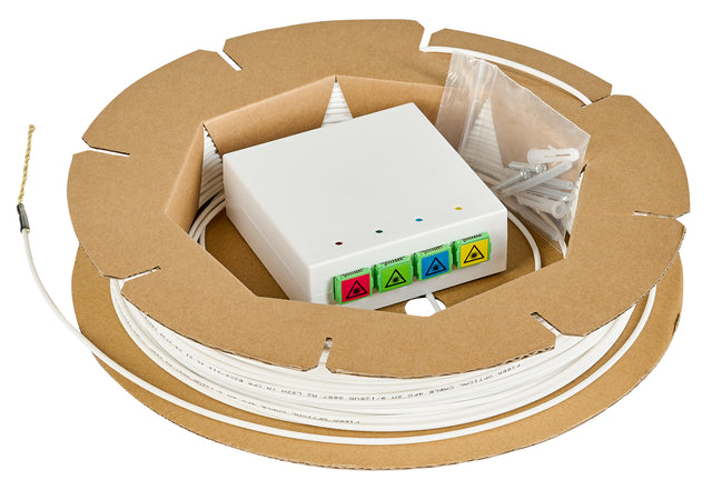 FTTH Rollerbox  70m, 4xSC/APC 8°, OS2 G657.A2,B2ca-s1a,d0,a1