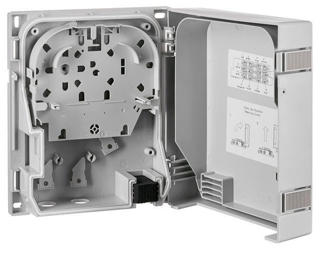 FTTx Outdoor Spleißbox AP leer für 12-Fasern,B200xH235xT67mm
