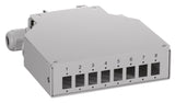 Foto: LWL Spleißbox für Hutschiene leer, 6 LC-Duplex, RAL7035