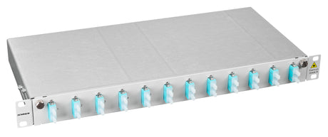 Foto: LWL Spleißbox, 12Fasern, SC,50/125µm OM3, 19", 1HE, Klasse B