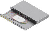Foto: LWL Spleißbox, 12Fasern, LC,50/125µm OM2, 19", 1HE, Klasse B