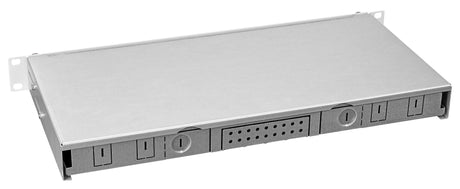 LWL Patchpanel 19", 1 HE, ausziehbar, für 12 Fasern, LC, SM