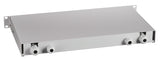 LWL Spleißbox leer für 12 SC-Duplex Kupplungen, 1HE, RAL7035